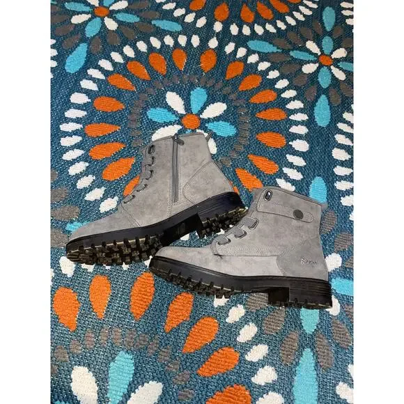 Blowfish Malibu Gray Combat Boots – Size 8.5 - Picture 7 of 11
